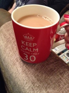 A hot cup of tea - bliss!!!