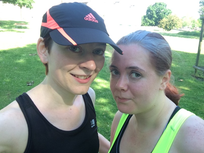 Obligatory after run selfie with the lovely Helen!