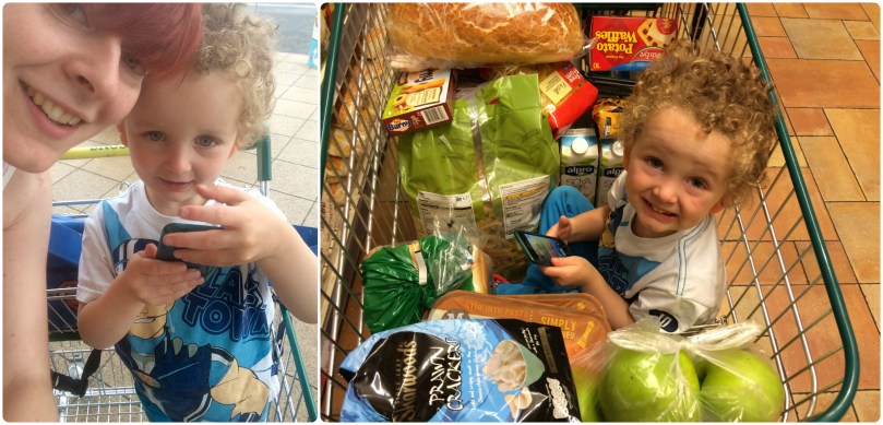 Shopping with the Blue One!