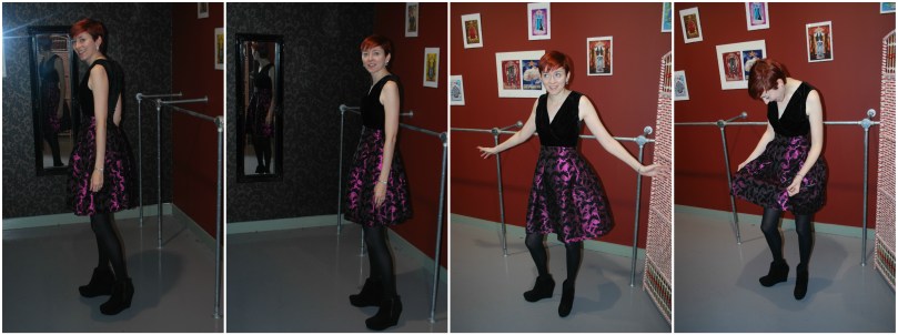 Butterfly Jacquard Dress1