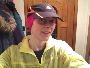 Check out that neon yellow - making sure I could be seen!