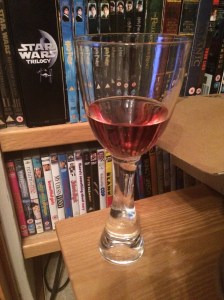 Blossom Hill - White Zinfandel - much needed after a hectic day! Cheers! :-)